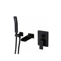 Hermes, Robinet de baignoire mural - Noir mat