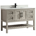 SIF 48" bois massif - Gris antique