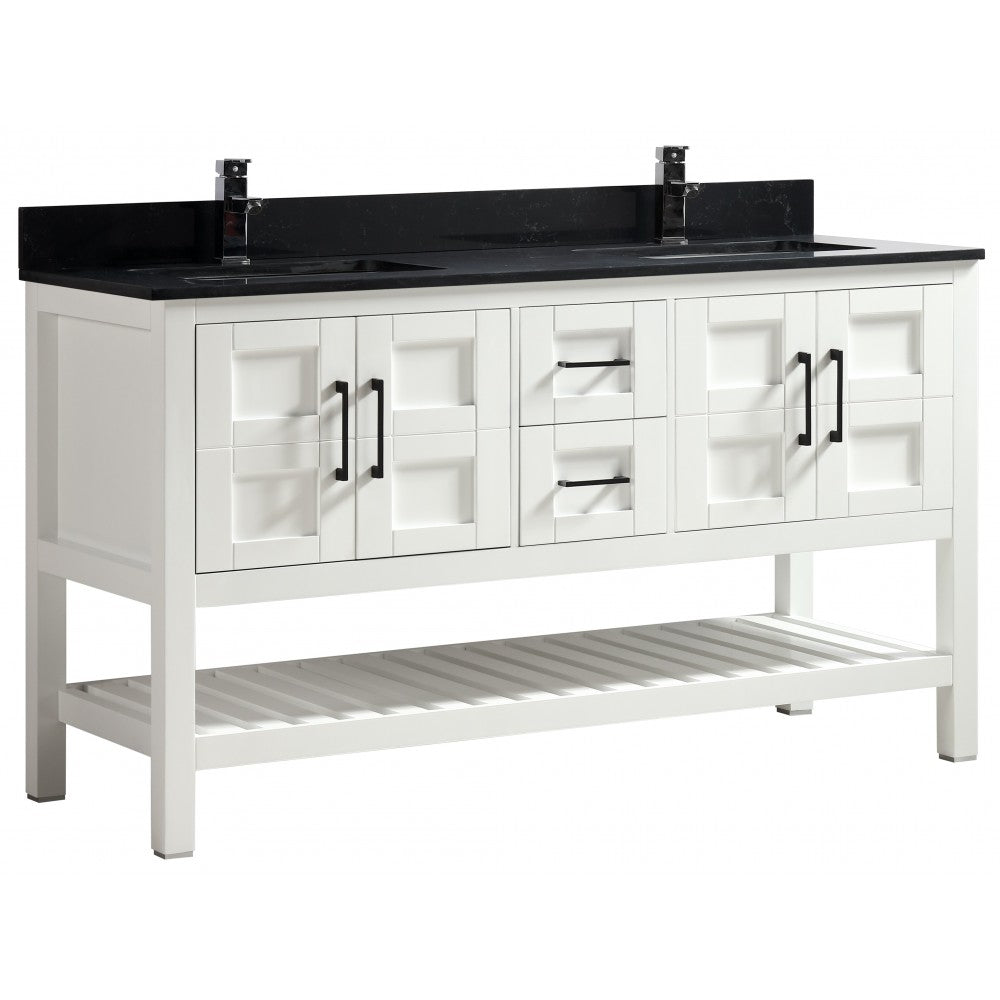 SIF 60" bois massif - Blanc
