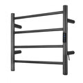 Chauffe-serviettes électrique mural noir mat – EZ-HEAT