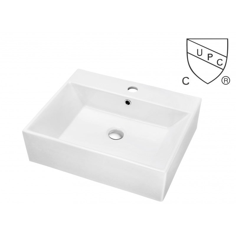 Fidji 21", Lavabo de porcelaine