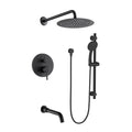 Kami, Robinet de bain et douche - Noir mat