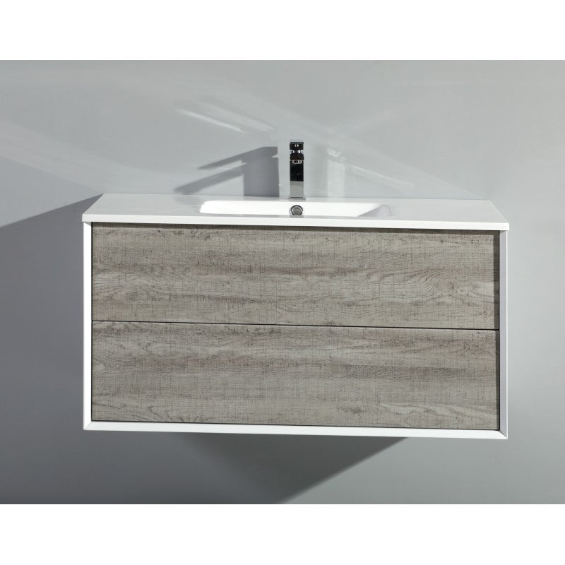 Java 39,5'', Vanité flottante - Wax Oak