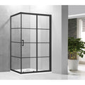 Dio 60", Porte de douche noire