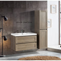 Kiev 35,5'', Vanité flottante - Grey elm