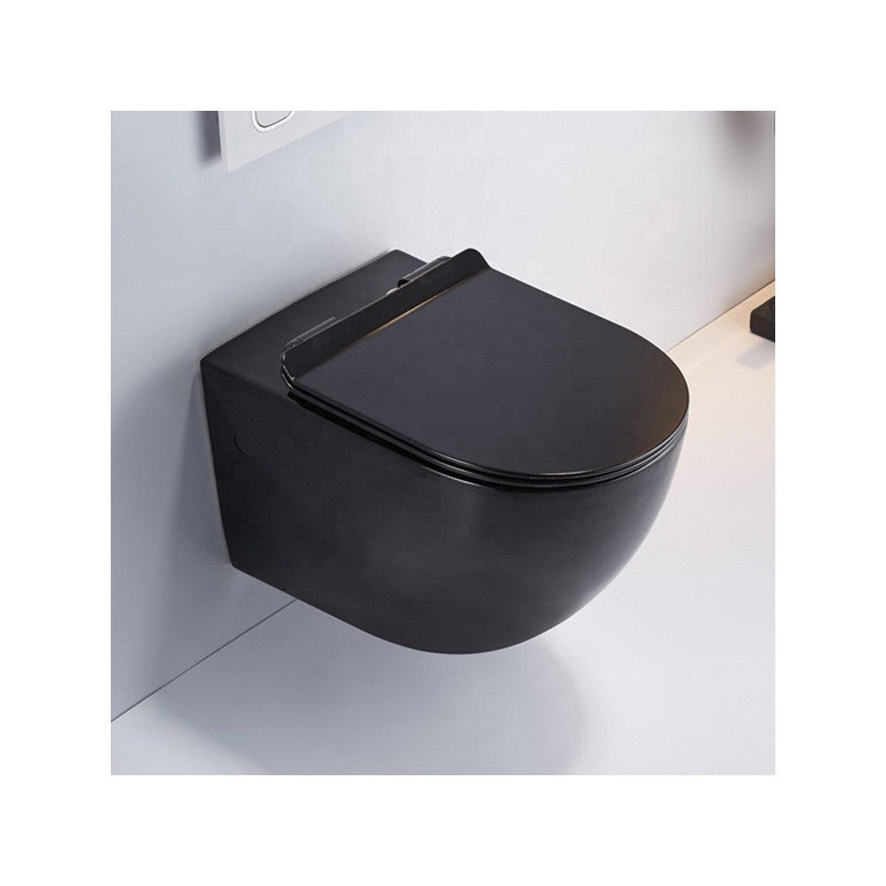 Vattis noire, toilette murale