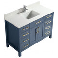 Vanité de salle de bain Goli 48'' – Bleu antique