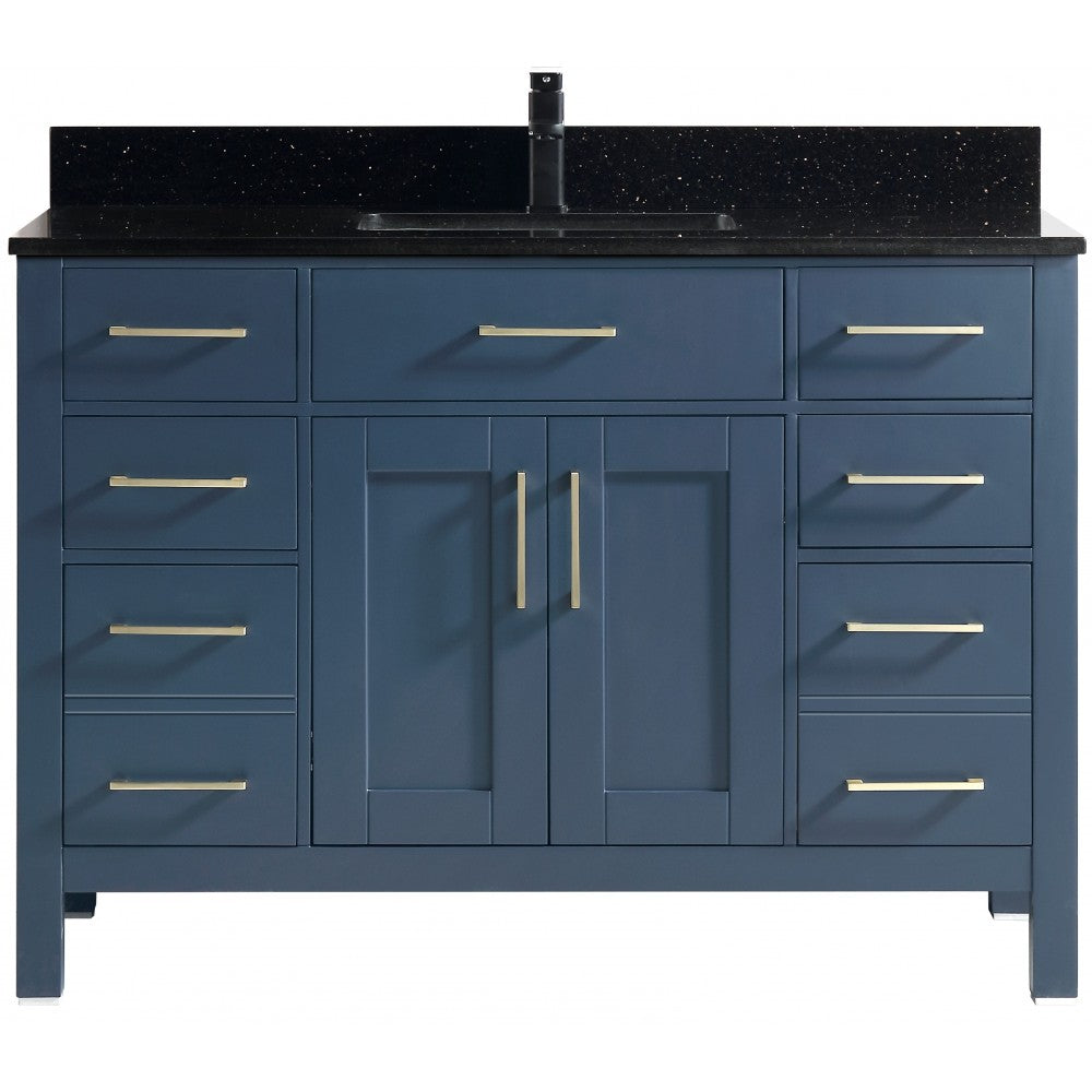 Vanité de salle de bain Goli 48'' – Bleu antique