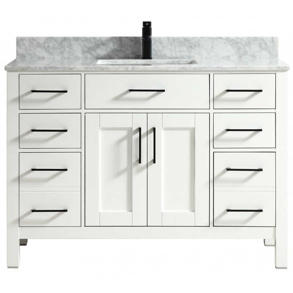 Vanité de salle de bain Goli 48'' – Blanc