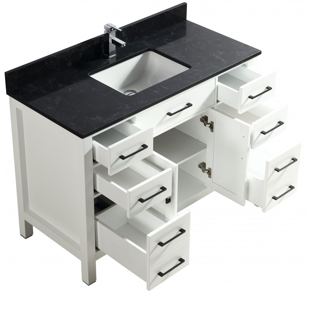 Vanité de salle de bain Goli 48'' – Blanc