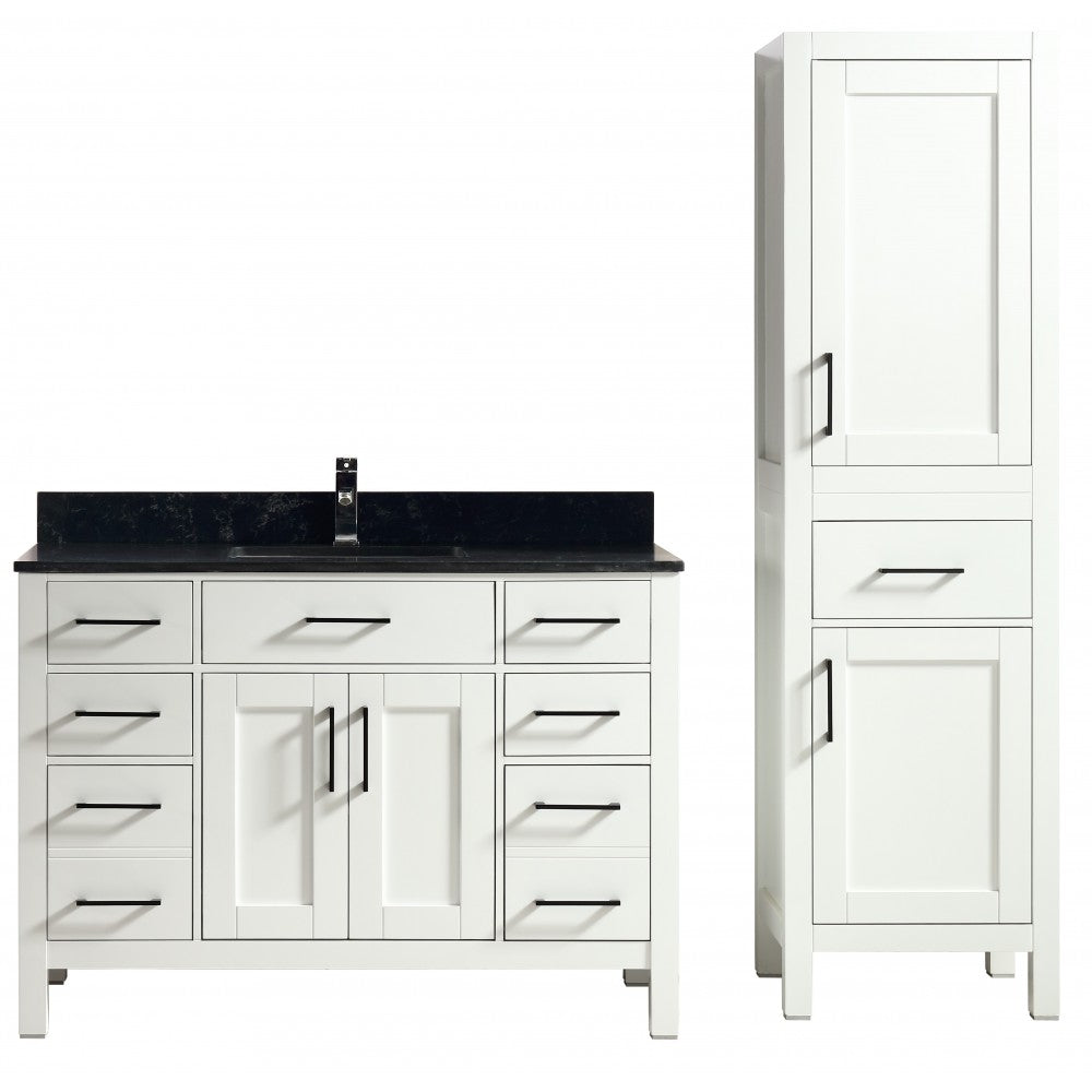 Vanité de salle de bain Goli 48'' – Blanc