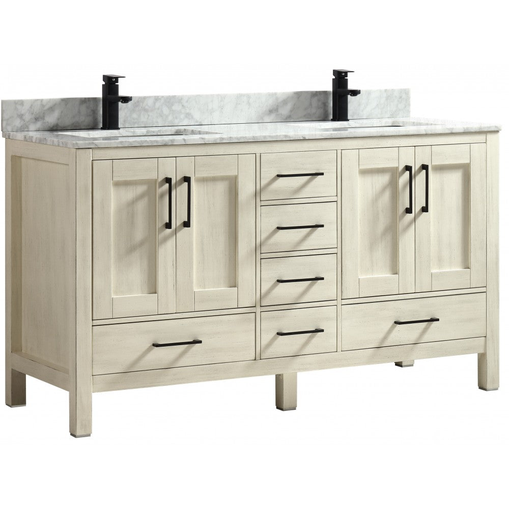 Goli 60" bois massif, Beige antique