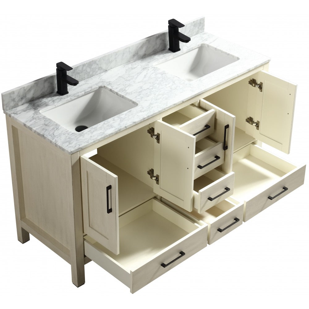 Goli 60" bois massif, Beige antique