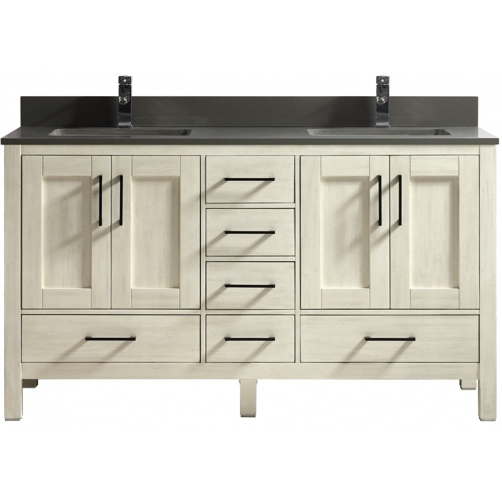 Goli 60" bois massif, Beige antique