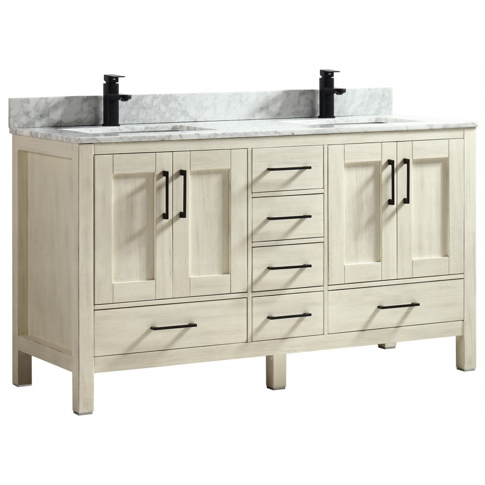 Goli 60" bois massif, Beige antique