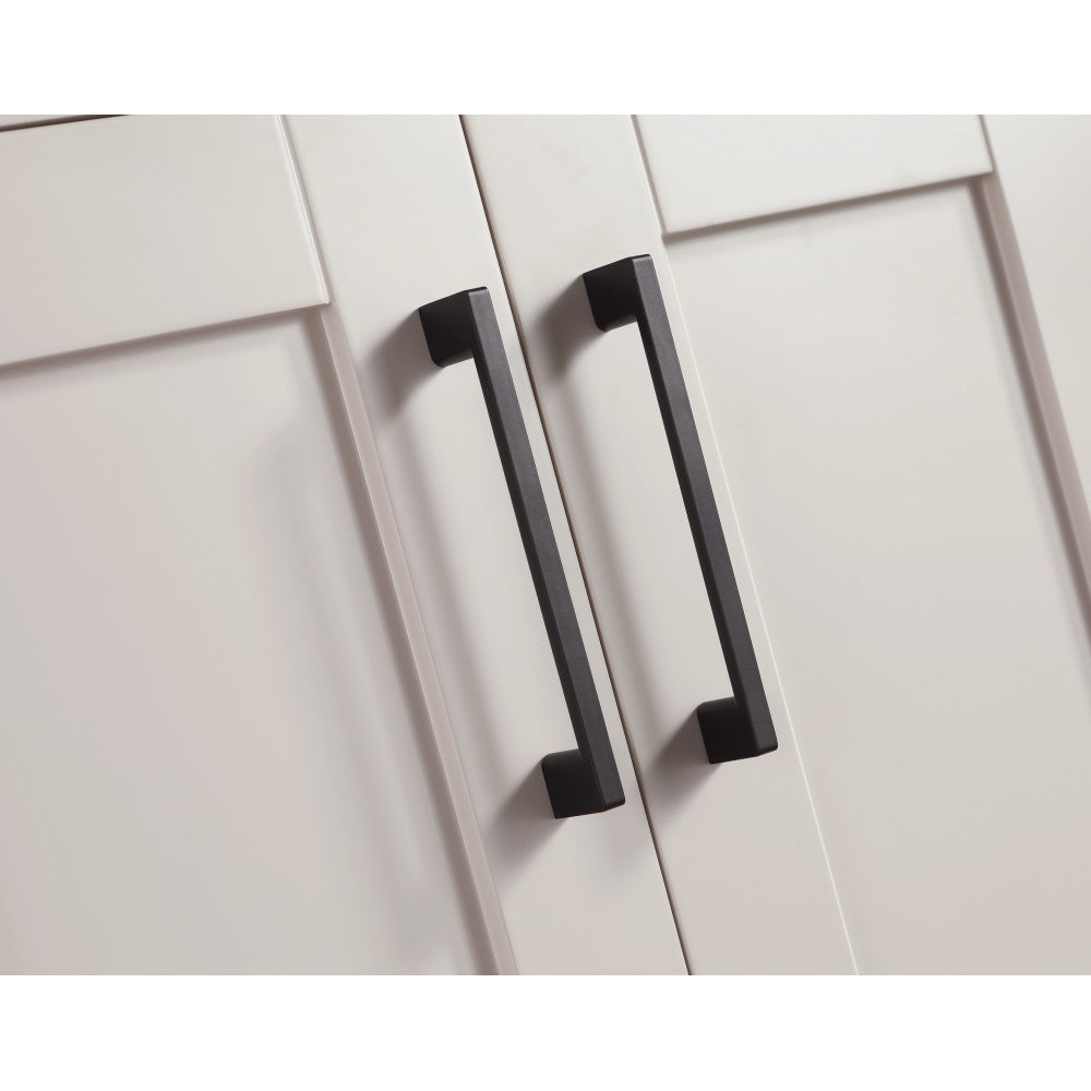 Vanité de salle de bain Goli 60'' – bois massif greige