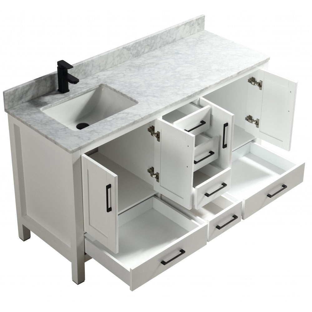 Vanité de salle de bain Goli 60'' – Blanc