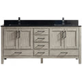 Goli 72" bois massif, Gris antique