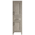 Armoire de salle de bain Lyon 20'', Meuble de rangement en bois - Gris antique