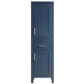 Armoire de salle de bain Lyon 20'', Meuble de rangement en bois - Bleu antique