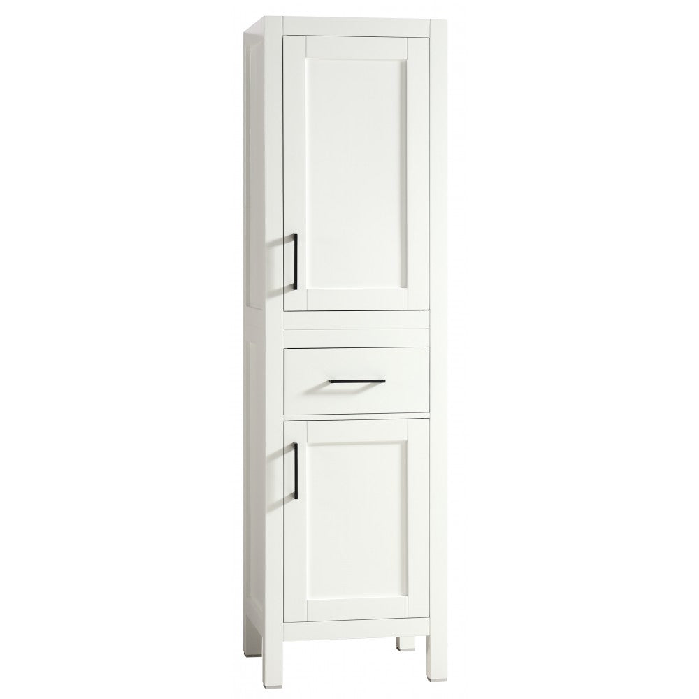 Armoire de salle de bain Lyon 20'', Meuble de rangement en bois - Blanc