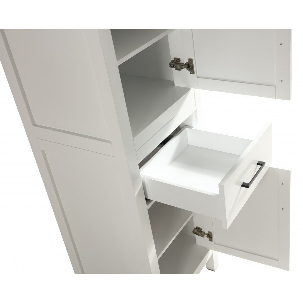 Armoire de salle de bain Lyon 20'', Meuble de rangement en bois - Blanc