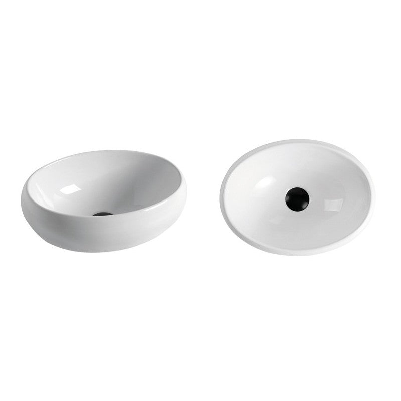 Malaku 16.5", Lavabo en porcelaine