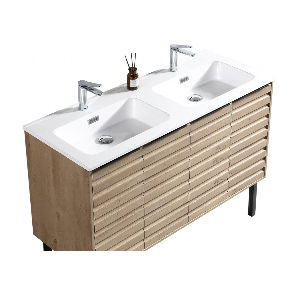 Tavira 48" Zurich Oak, Vanité sur pied