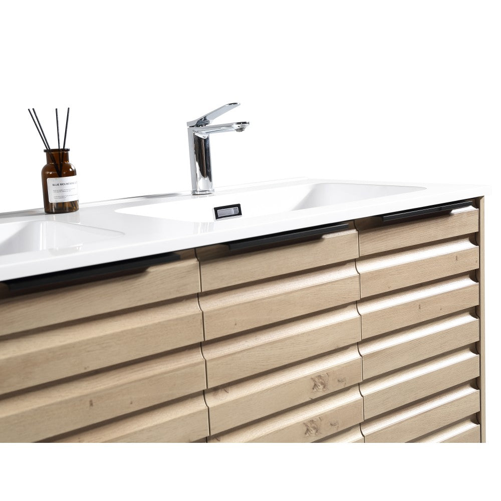Tavira 48" Zurich Oak, Vanité sur pied