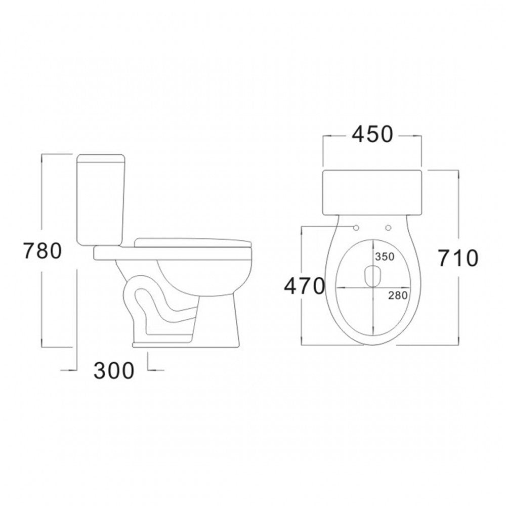 Fuxi, Toilette 2 pièces