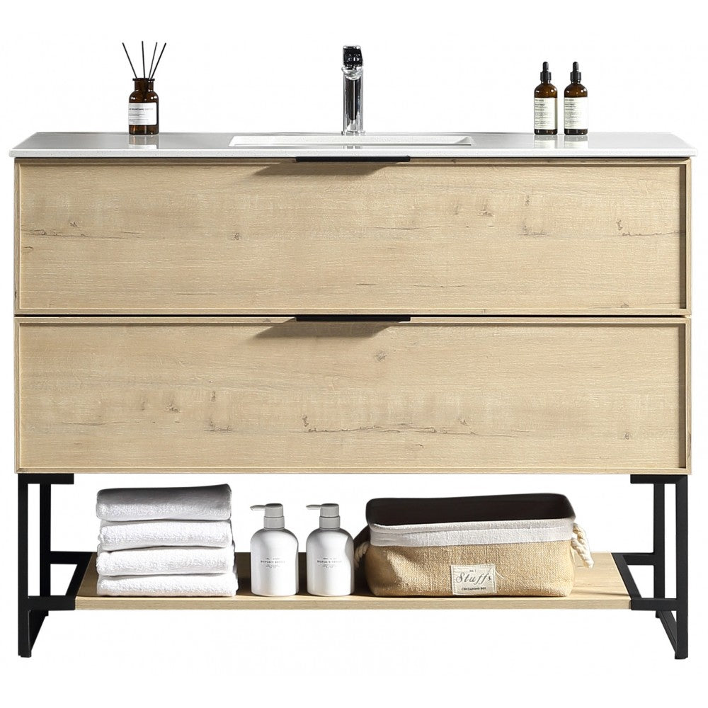 Véona 48", Vanité sur pied, Vick Oak