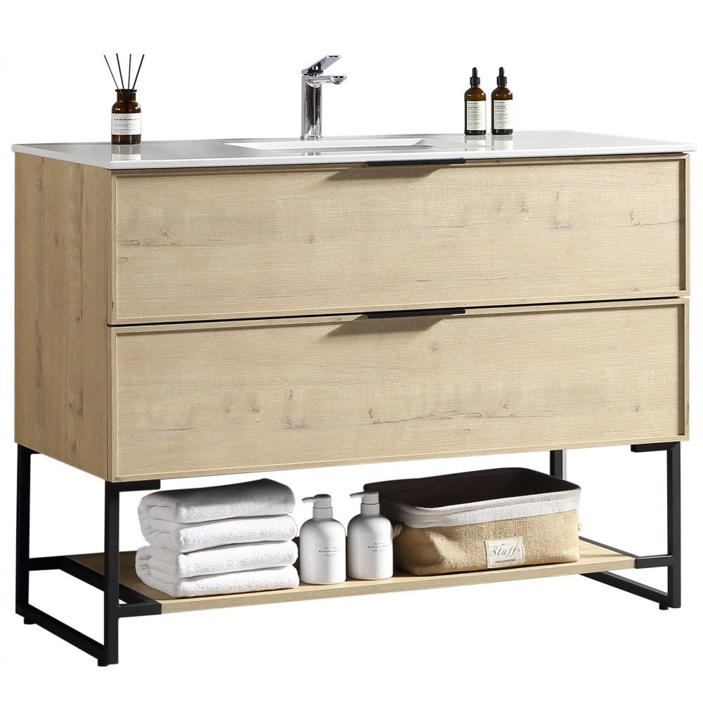 Véona 48", Vanité sur pied, Vick Oak
