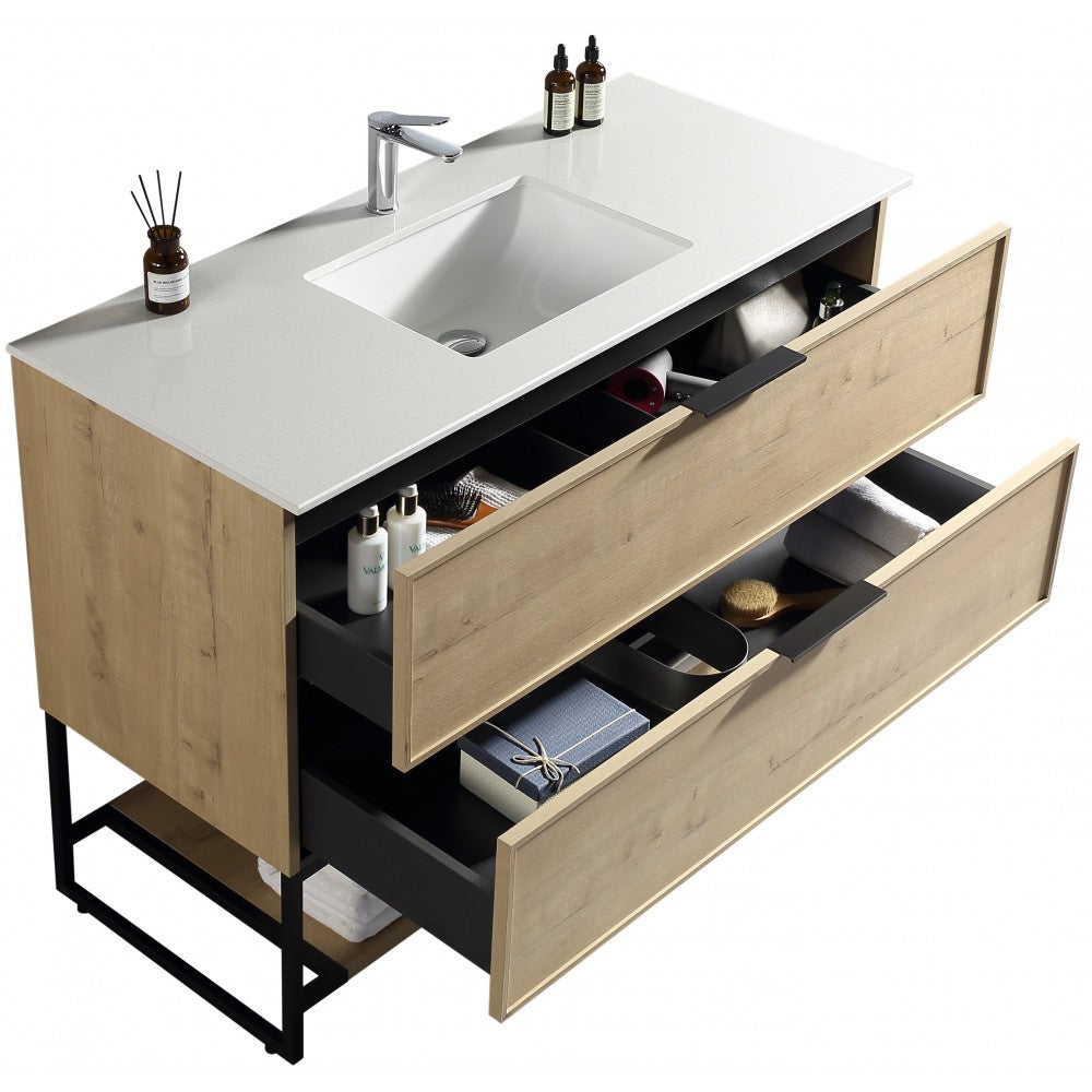 Véona 48", Vanité sur pied, Vick Oak