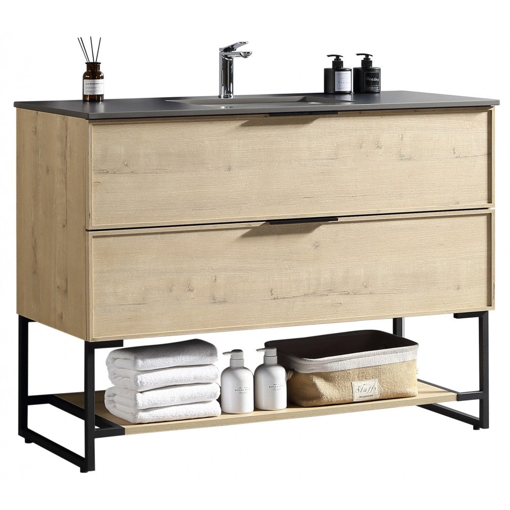Véona 48", Vanité sur pied, Vick Oak