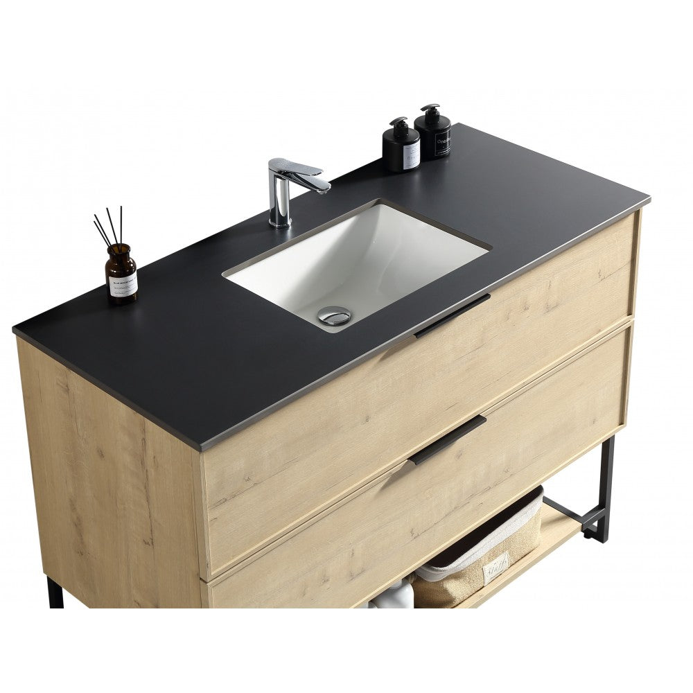 Véona 48", Vanité sur pied, Vick Oak