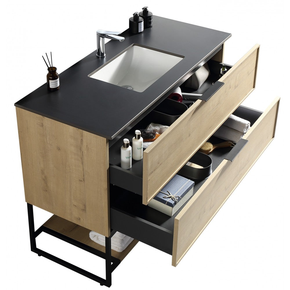 Véona 48", Vanité sur pied, Vick Oak