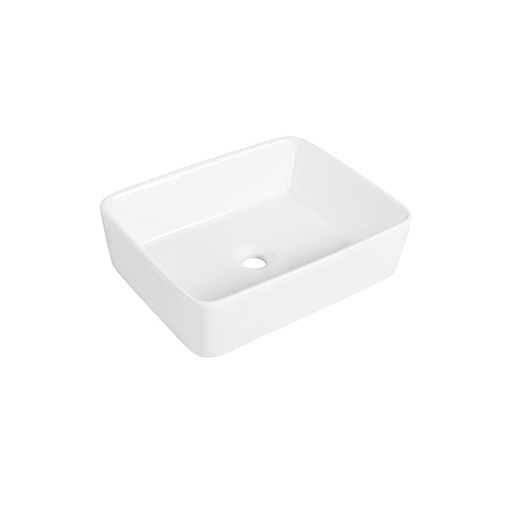 Volva, Lavabo en porcelaine blanc lustré