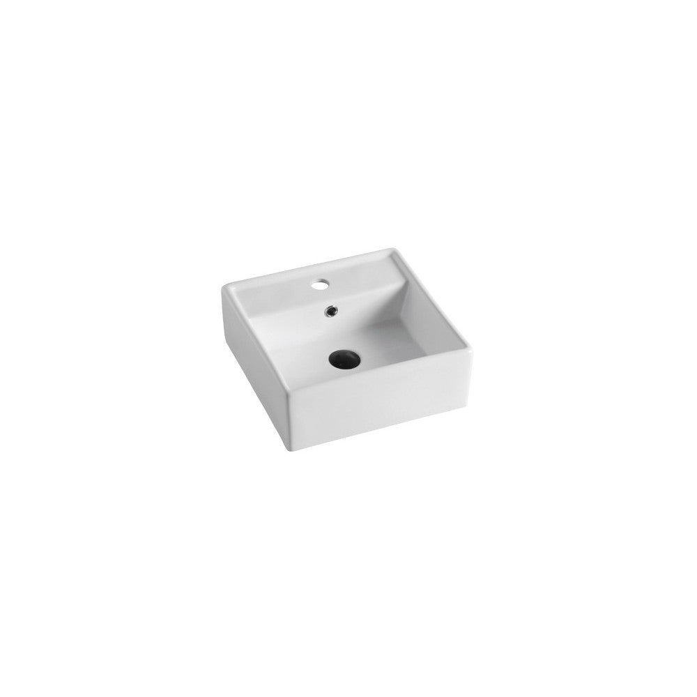 Jamaï 15 ", Lavabo en porcelaine
