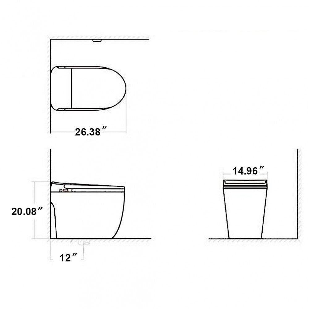 Robo, Toilette monopièce Intelligente