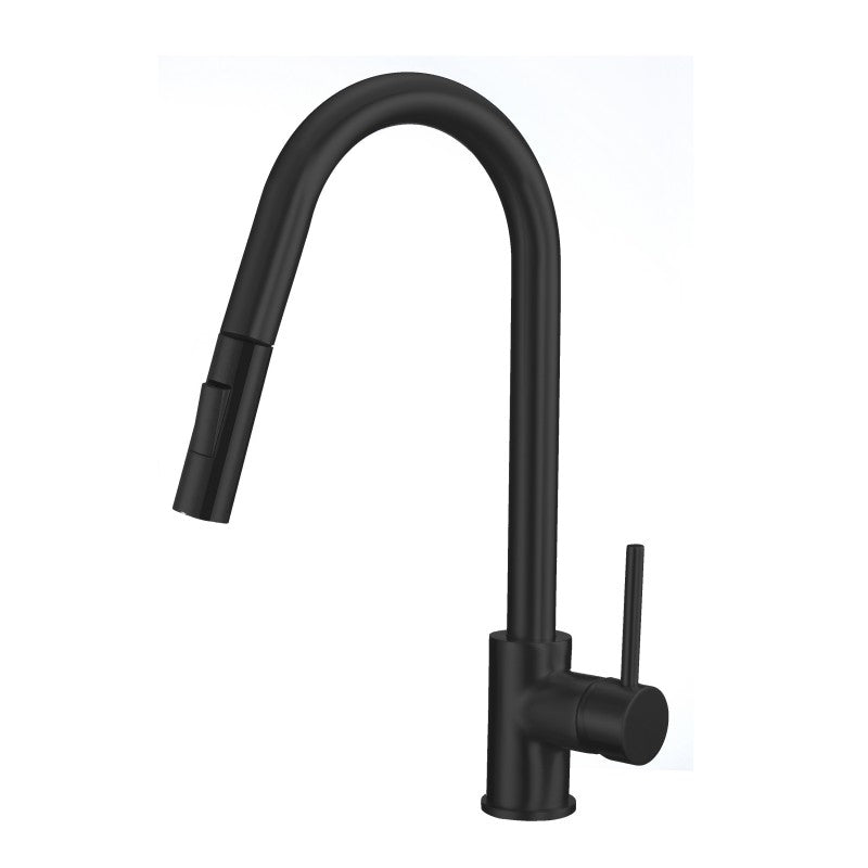 Kidall, Robinet de cuisine noir mat