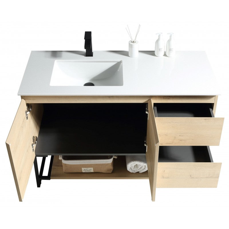 Berlin 48", Vanité sur pied - Vick Oak