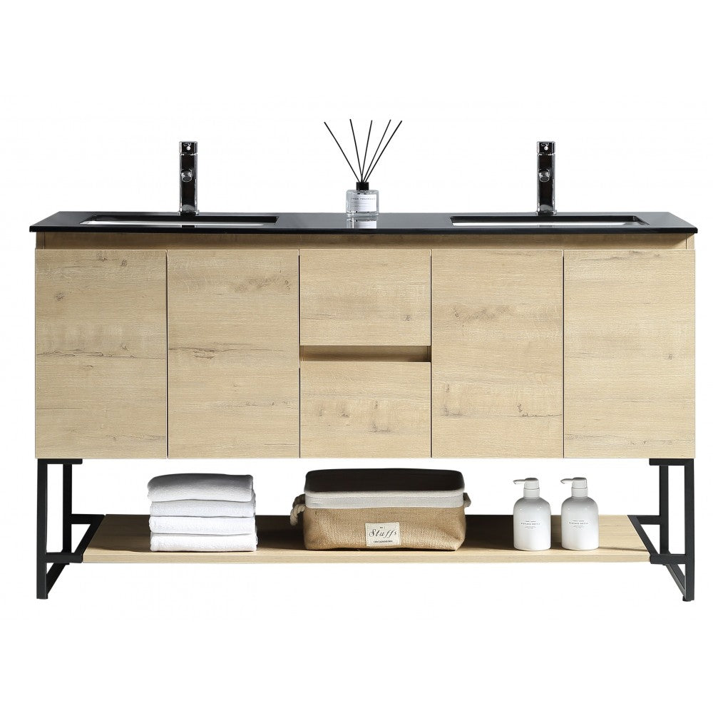 Berlin 60", Vanité sur pied - Vick Oak
