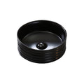 Runden 16", Lavabo - Noir mat