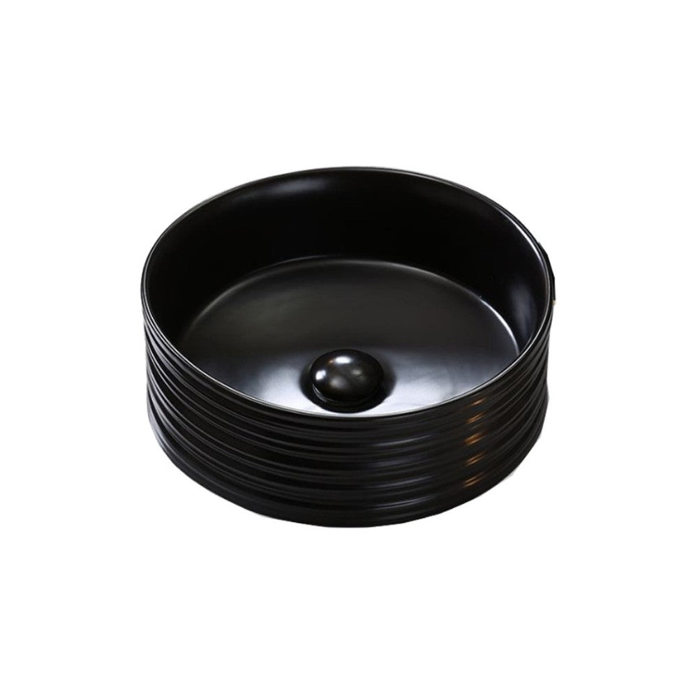 Runden 16", Lavabo - Noir mat