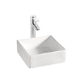 Sulawe, Lavabo en porcelaine - Blanc