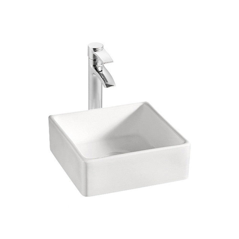 Sulawe, Lavabo en porcelaine blanc