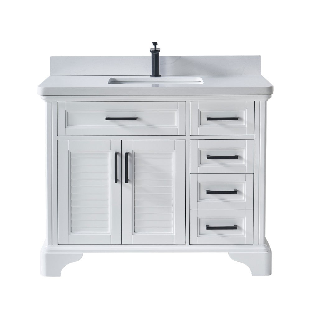 Vanité en bois massif VELA 42"
