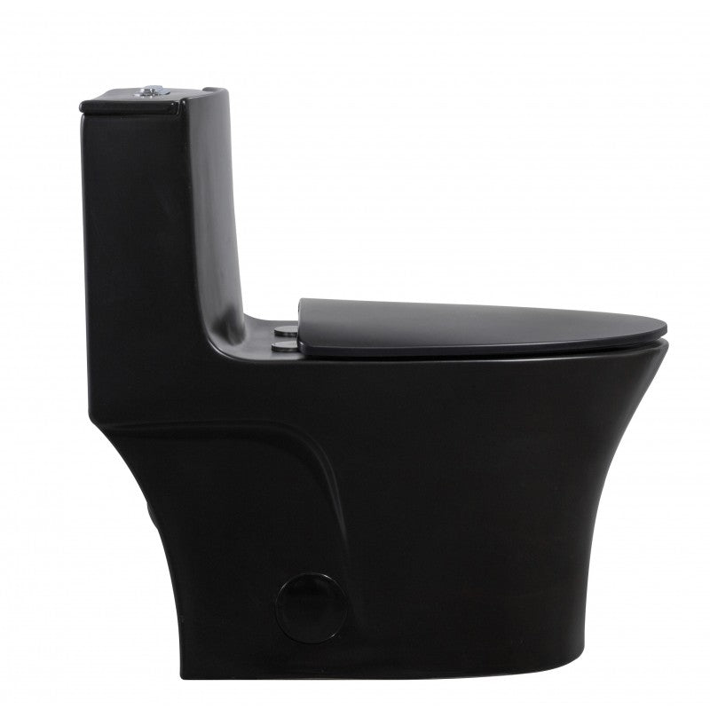 Mazu noire, Toilette monopièce