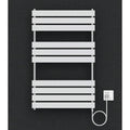 Chauffe-serviettes électrique mural blanc mat – Nix