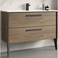 Helsinki 31,5", Vanité sur pied - Caramel oak
